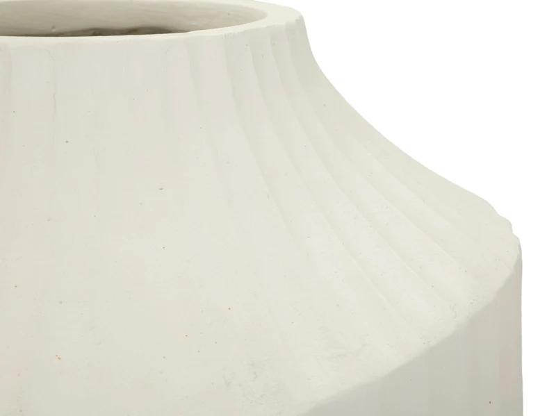 Vaso Ice Ø28,5x50,5 cm in Mgo Crema