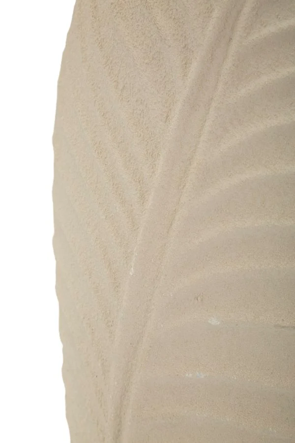 Vaso Dune Tall 18x9,5x29,5 cm in Ferro Crema