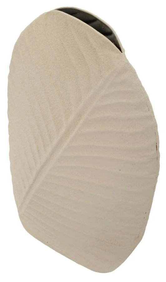 Vaso Dune Tall 26x11x41 cm in Ferro Crema