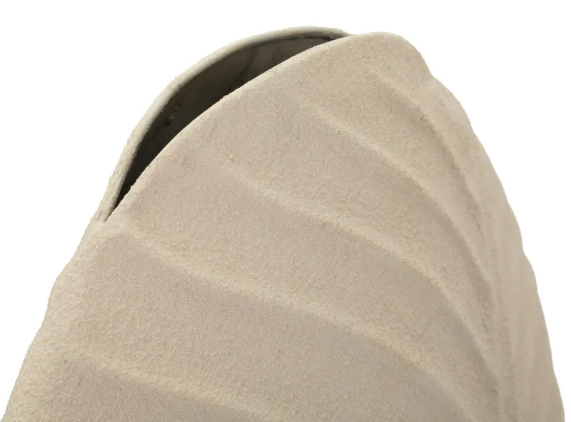 Vaso Dune Tall 26x11x41 cm in Ferro Crema
