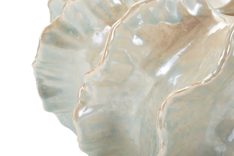 Cachepot Perly Ø43x16 cm in Ceramica Perla