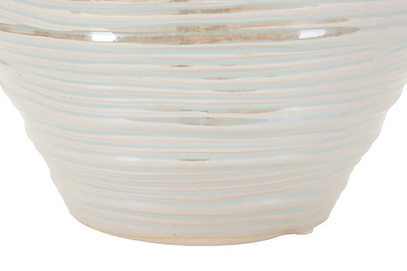 Vaso Perly Round Ø22x20 cm in Ceramica Perla