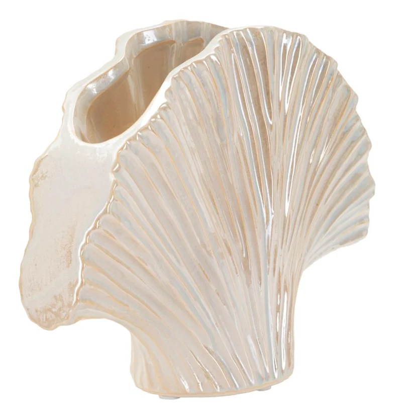 Vaso Perly 27x8x19 cm in Ceramica Perla