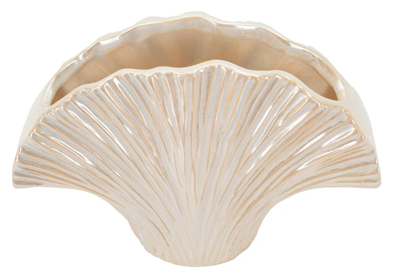 Vaso Perly 27x8x19 cm in Ceramica Perla