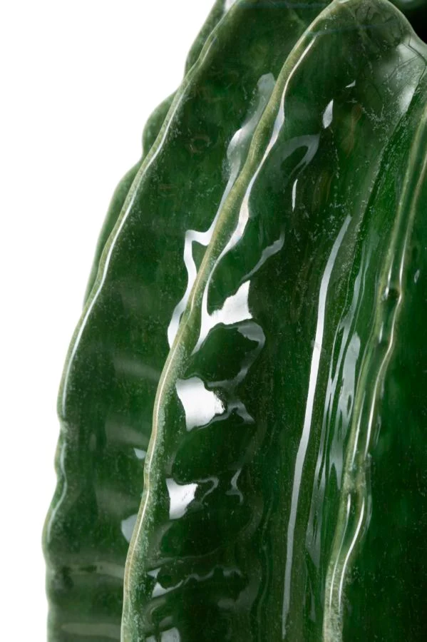 Vaso Cactus Ball Ø28x31 cm in Ceramica Verde