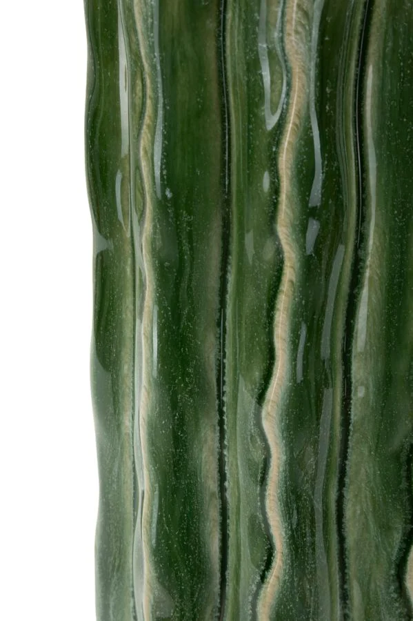 Vaso Cactus Tall Ø12x31,5 cm in Ceramica Verde