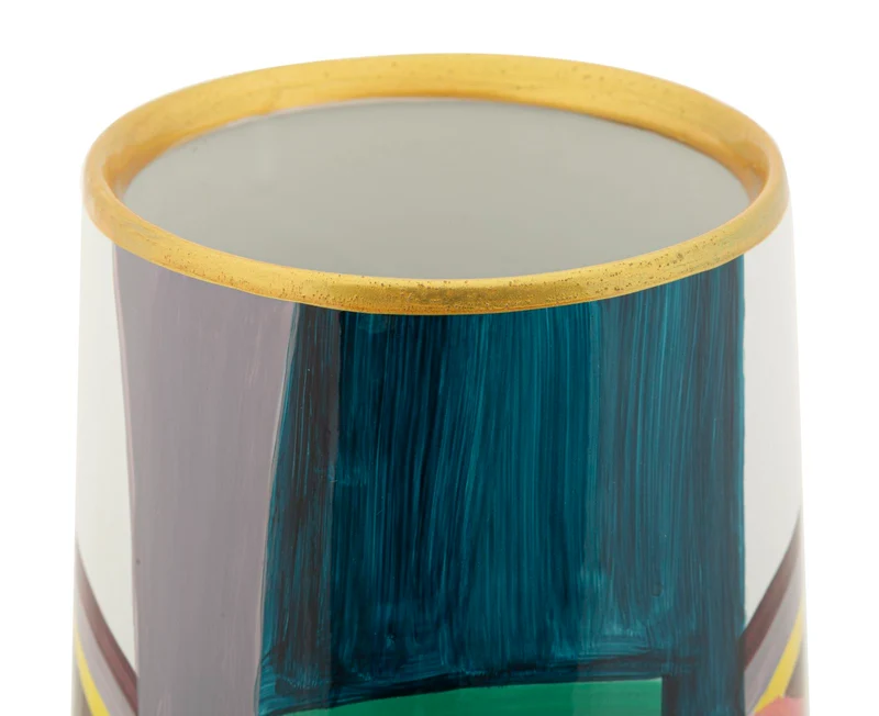 Vaso Piccassy Color Tall Ø15x40 cm in Ceramica Multicolor