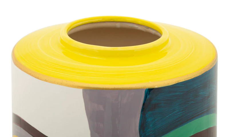 Vaso Piccassy Color Top Ø19x33 cm in Ceramica Multicolor