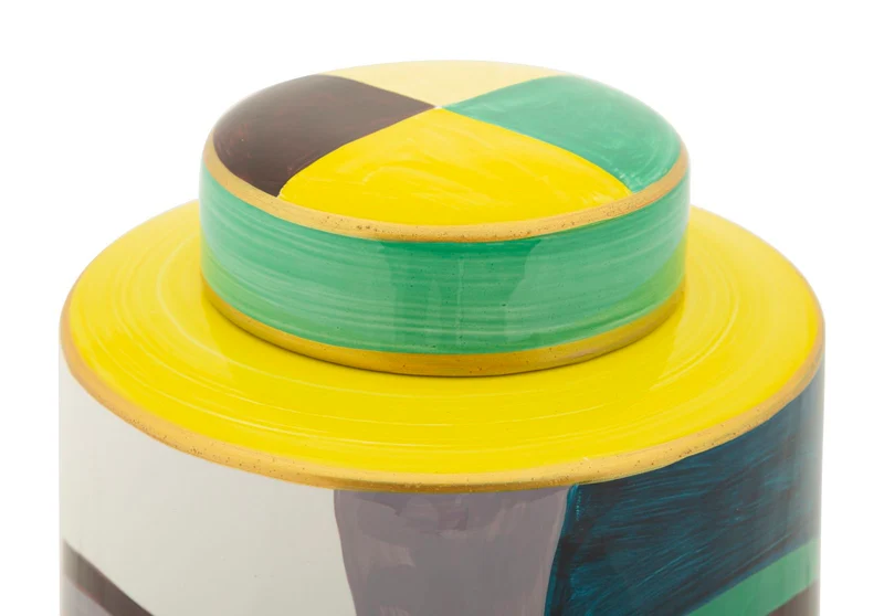 Vaso Piccassy Color Top Ø19x33 cm in Ceramica Multicolor