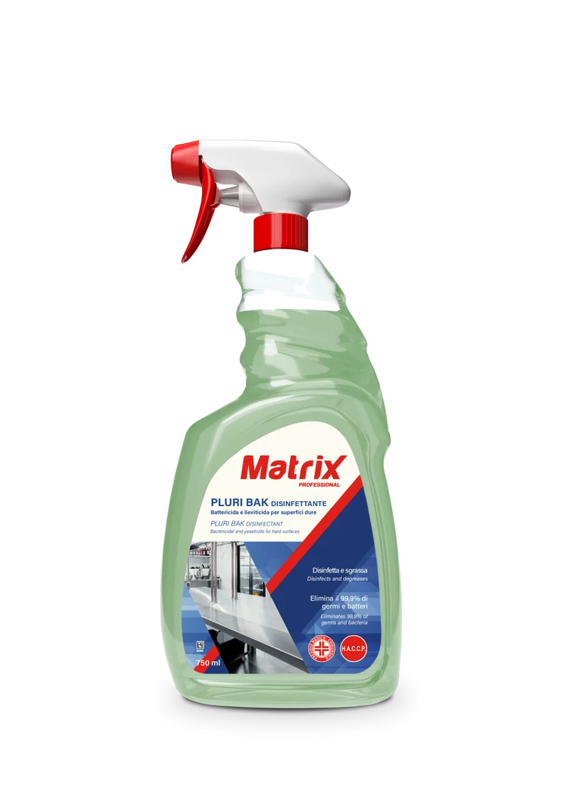 Disinfettante PMC per superfici Matrix Pluri Bak Disinfettante 750 ml DISPONIBILE IN 7 GIORNI LAVORATIVI
