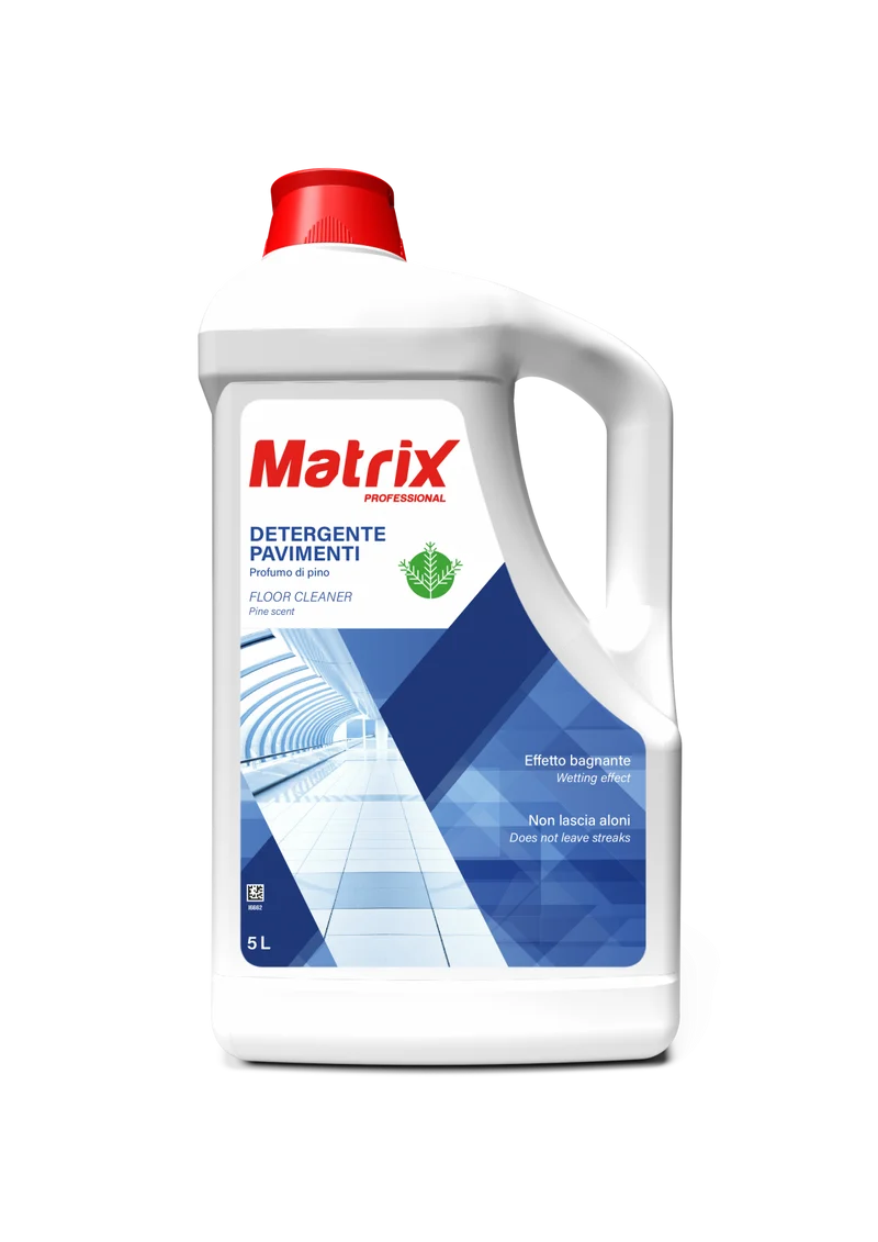 Detergente profumato per pavimenti Matrix Pavimenti Pino 2x5 litri DISPONIBILE IN 7 GIORNI LAVORATIVI