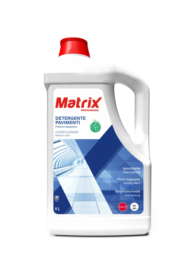 Detergente igienizzante per pavimenti Matrix Pavimenti Igienizzante 5 litri DISPONIBILE IN 7 GIORNI LAVORATIVI