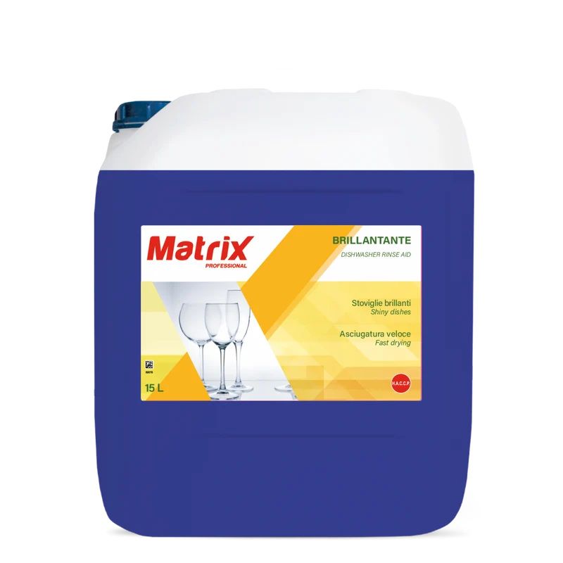 Brillantante per lavastoviglie Matrix Brillantante 15 litri DISPONIBILE IN 7 GIORNI LAVORATIVI