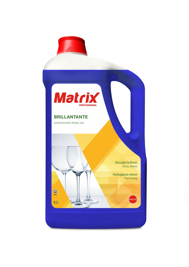 Brillantante per lavastoviglie Matrix Brillantante 2x5 litri DISPONIBILE IN 7 GIORNI LAVORATIVI