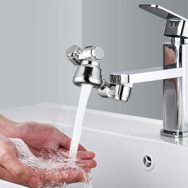 Aquavon FlexiTap – 1080° Draaibare Kraanadapter van Koper met Twee Waterstanden