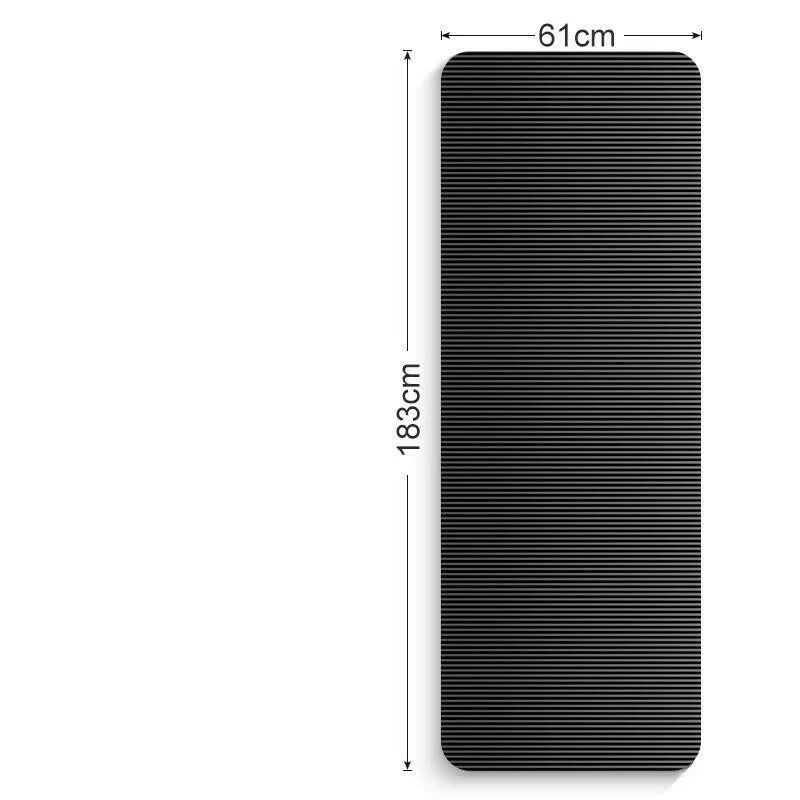 Zenava Pro Yoga Mat – Antislip Zwarte Yogamat met Comfort & Duurzaamheid