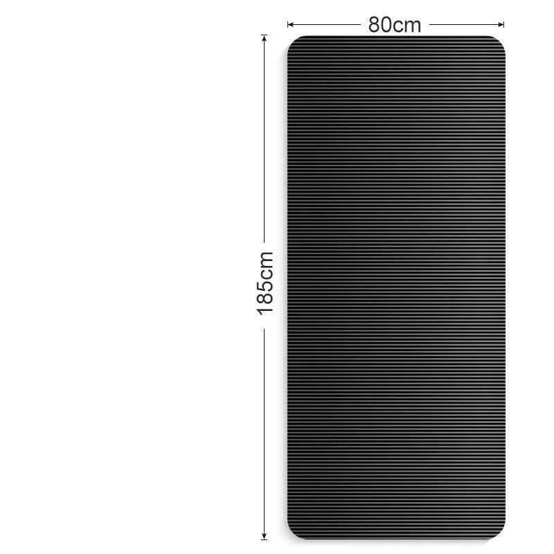 Zenava Pro Yoga Mat – Antislip Zwarte Yogamat met Comfort & Duurzaamheid