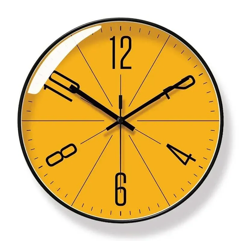 Silent Scandinavian-style wall clock
