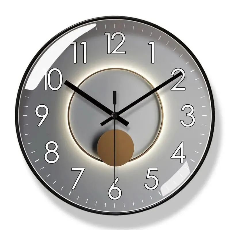 Silent Scandinavian-style wall clock