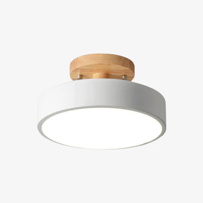 LED recessed ceiling lamp in Scandinavian style for interiors