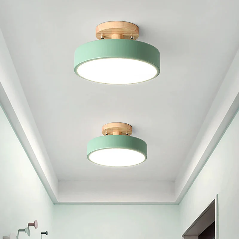 LED recessed ceiling lamp in Scandinavian style for interiors