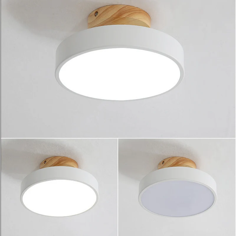 LED recessed ceiling lamp in Scandinavian style for interiors