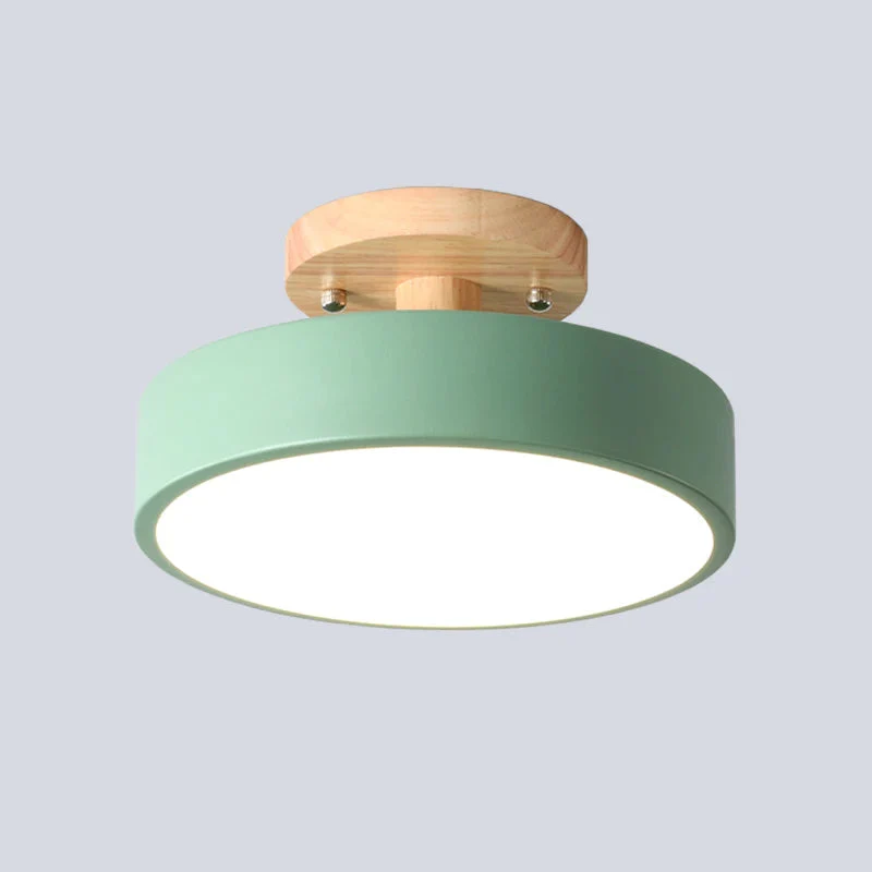 LED recessed ceiling lamp in Scandinavian style for interiors