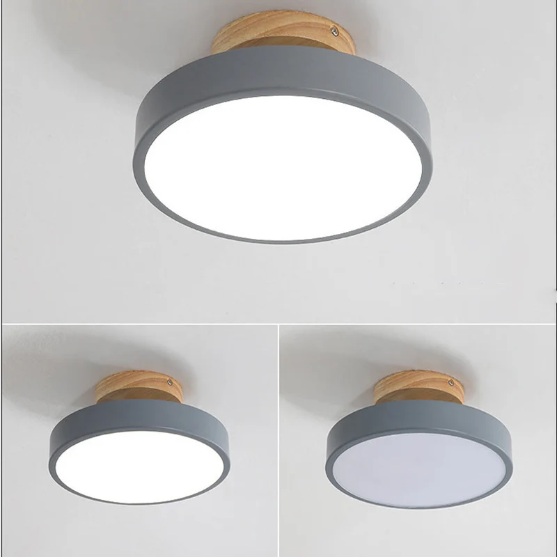 LED recessed ceiling lamp in Scandinavian style for interiors