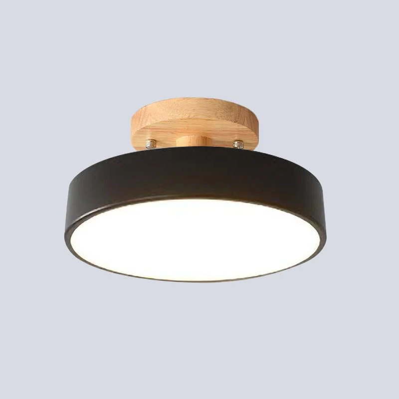 LED recessed ceiling lamp in Scandinavian style for interiors