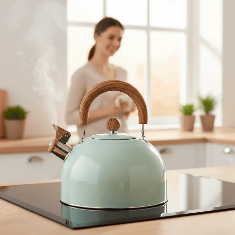 Fluitketel 3L – RVS Waterkoker met Luid Fluitsignaal & Hittebestendige Handgreep