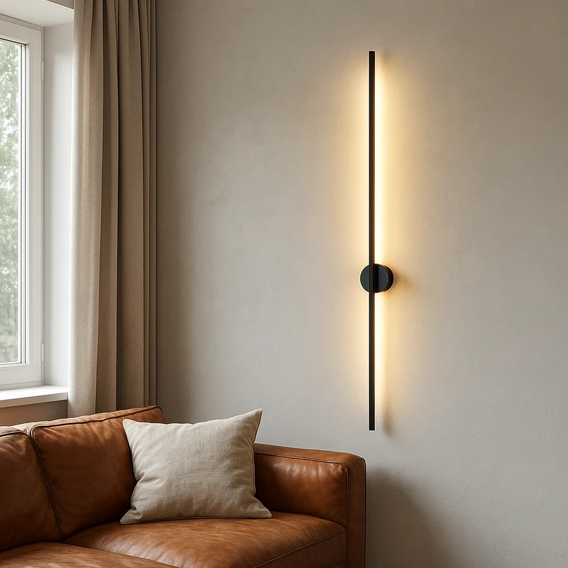 Linear LED wall lamp ambient light easy installation