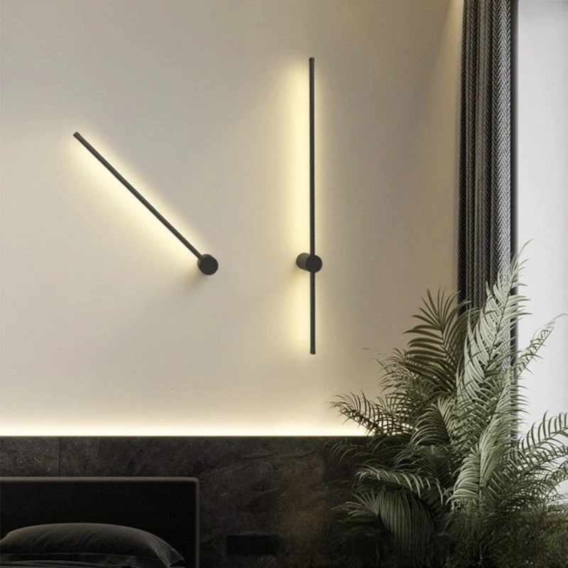 Linear LED wall lamp ambient light easy installation