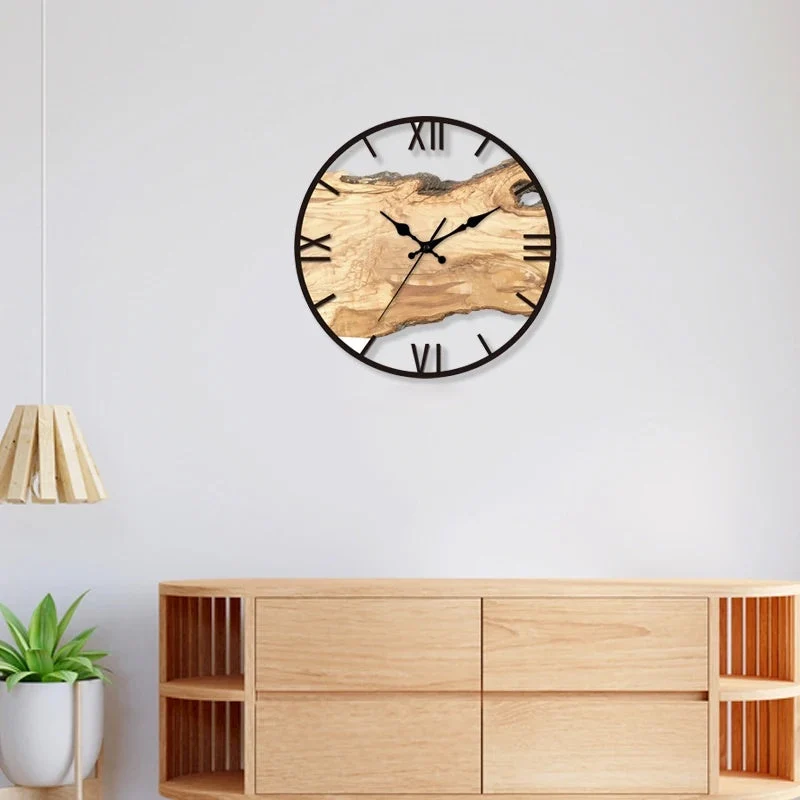 Transparent Wall Clock Contemporary Minimalist Interior