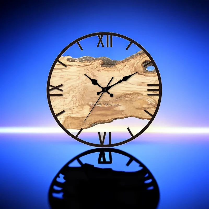 Transparent Wall Clock Contemporary Minimalist Interior