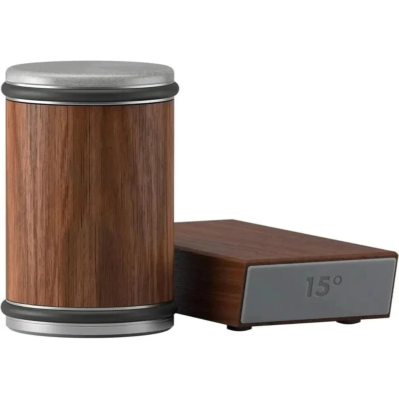 Compact kitchen knife sharpener with angle guide