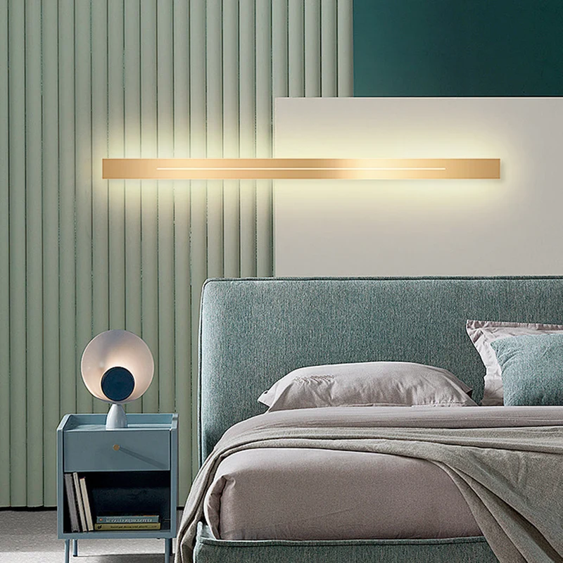 Slim LED lighting fixture – modern wall sconce for home interiors