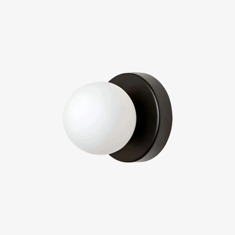 Modern Scandinavian-style lighting – round wall sconces