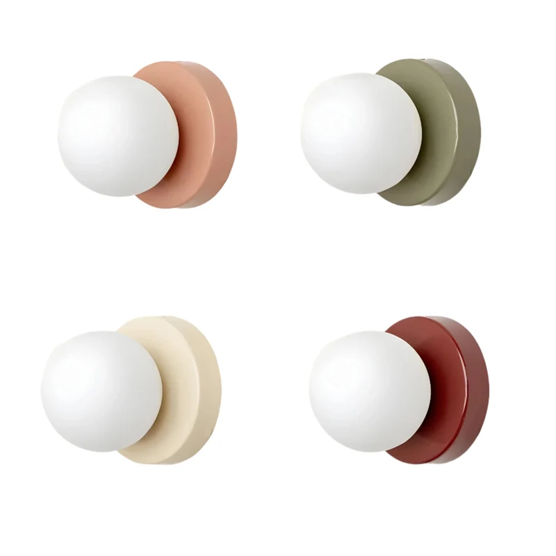 Modern Scandinavian-style lighting – round wall sconces