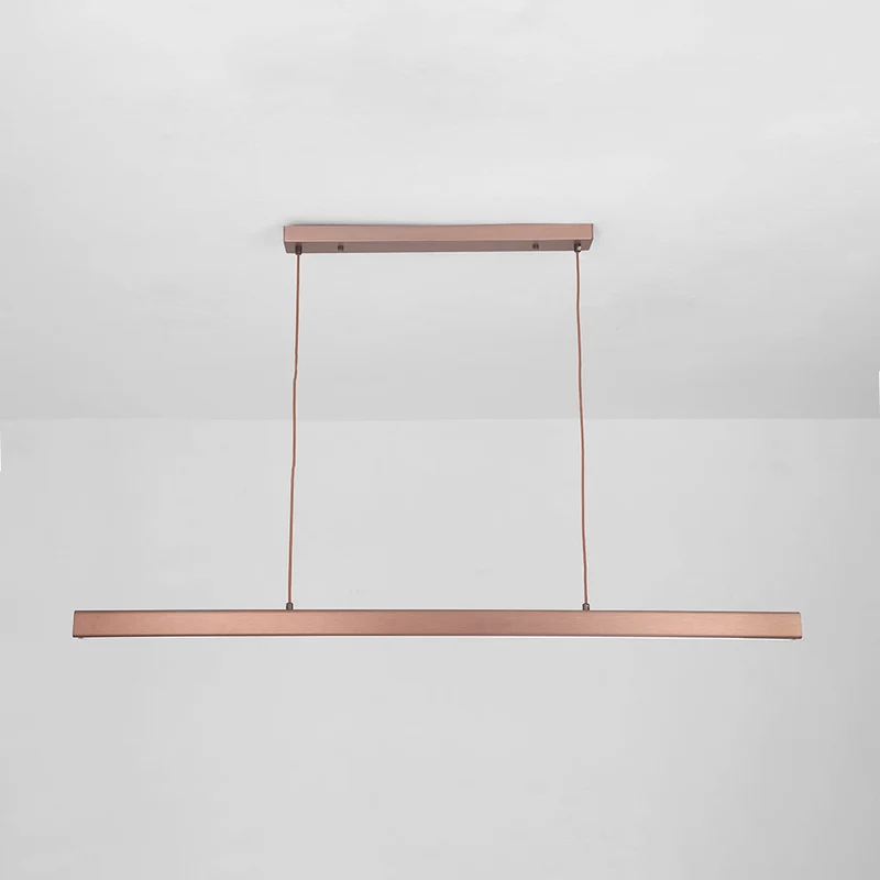 Linear pendant ceiling lamps – modern LED fixture with adjustment