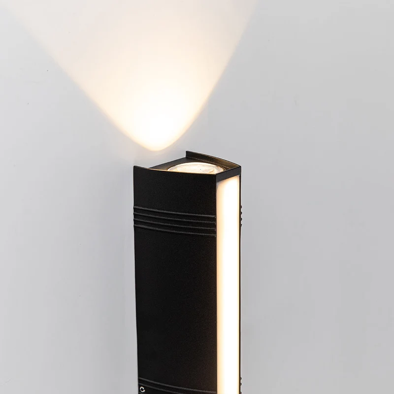 Outdoor LED wall lights with very bright light, weather-resistant