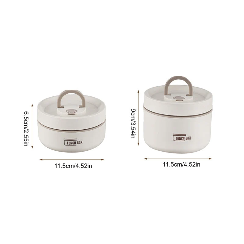 Multi-level insulated lunch container set with carrying bag