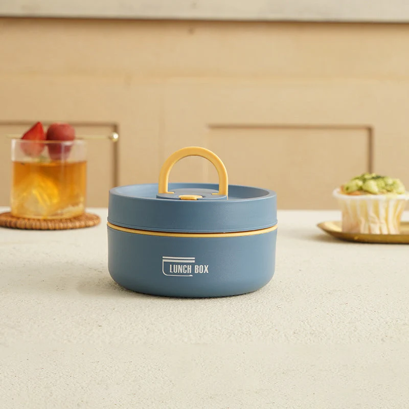 Multi-level insulated lunch container set with carrying bag