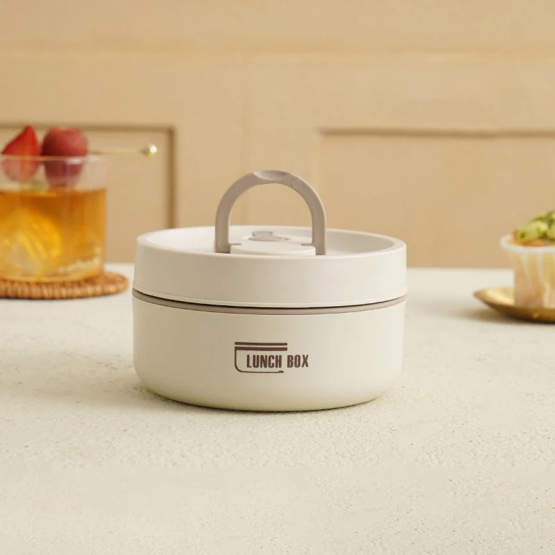 Multi-level insulated lunch container set with carrying bag