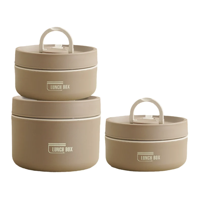 Multi-level insulated lunch container set with carrying bag