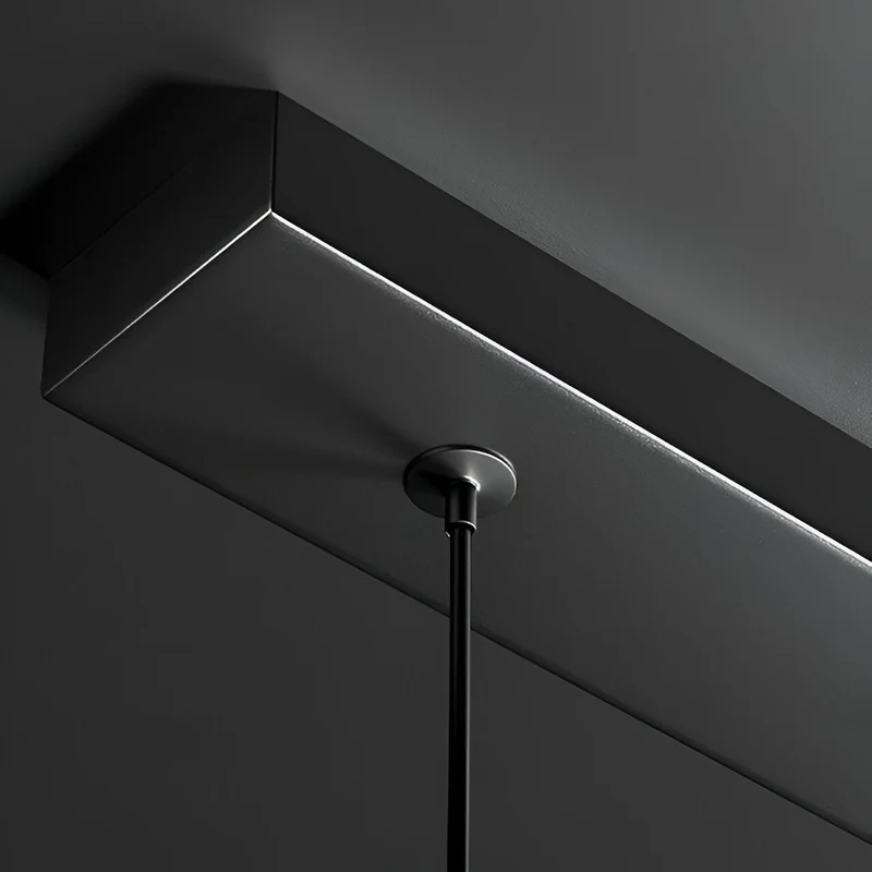 Retro-style ceiling lamp with triple glass shade and adjustable LED lighting