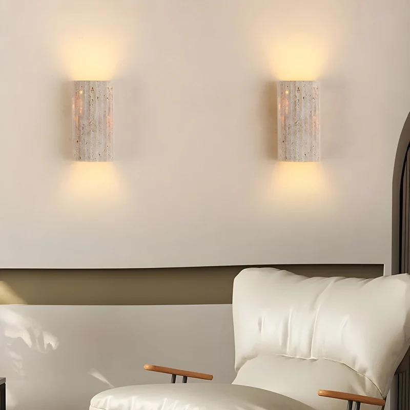 Modern wall-mounted LED lamp with soft, warm light for interiors