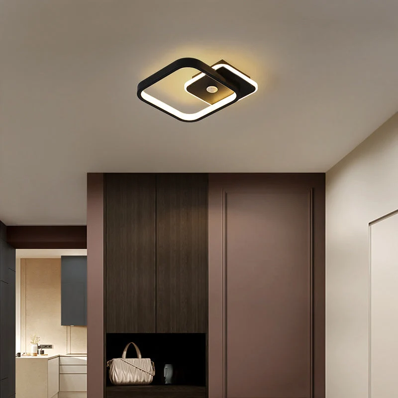 Modern LED ceiling lamp with motion sensor