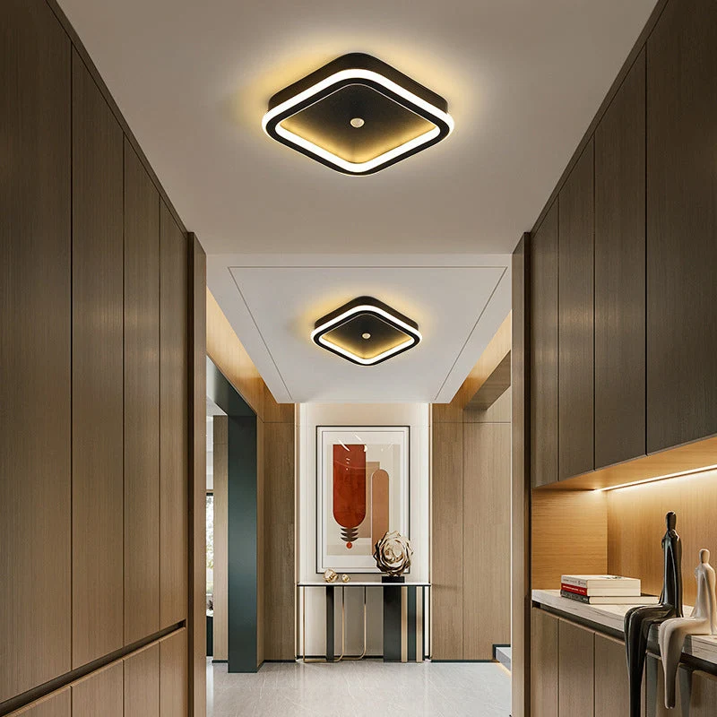 Modern LED ceiling lamp with motion sensor