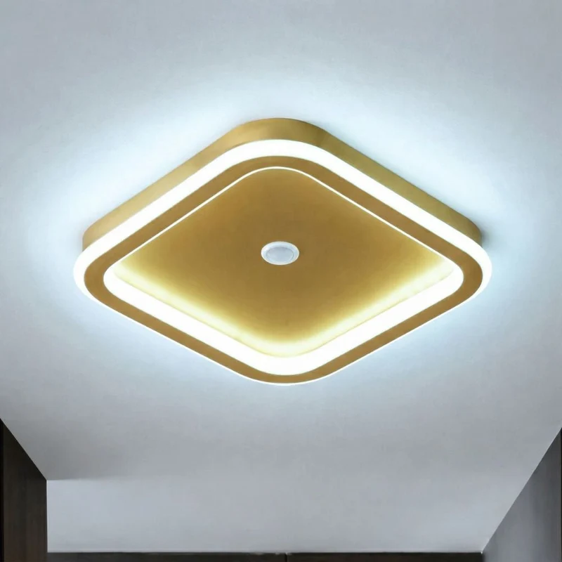 Modern LED ceiling lamp with motion sensor