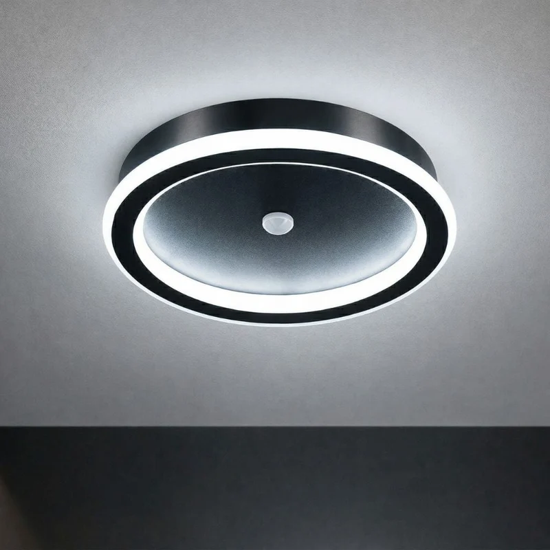 Modern LED ceiling lamp with motion sensor
